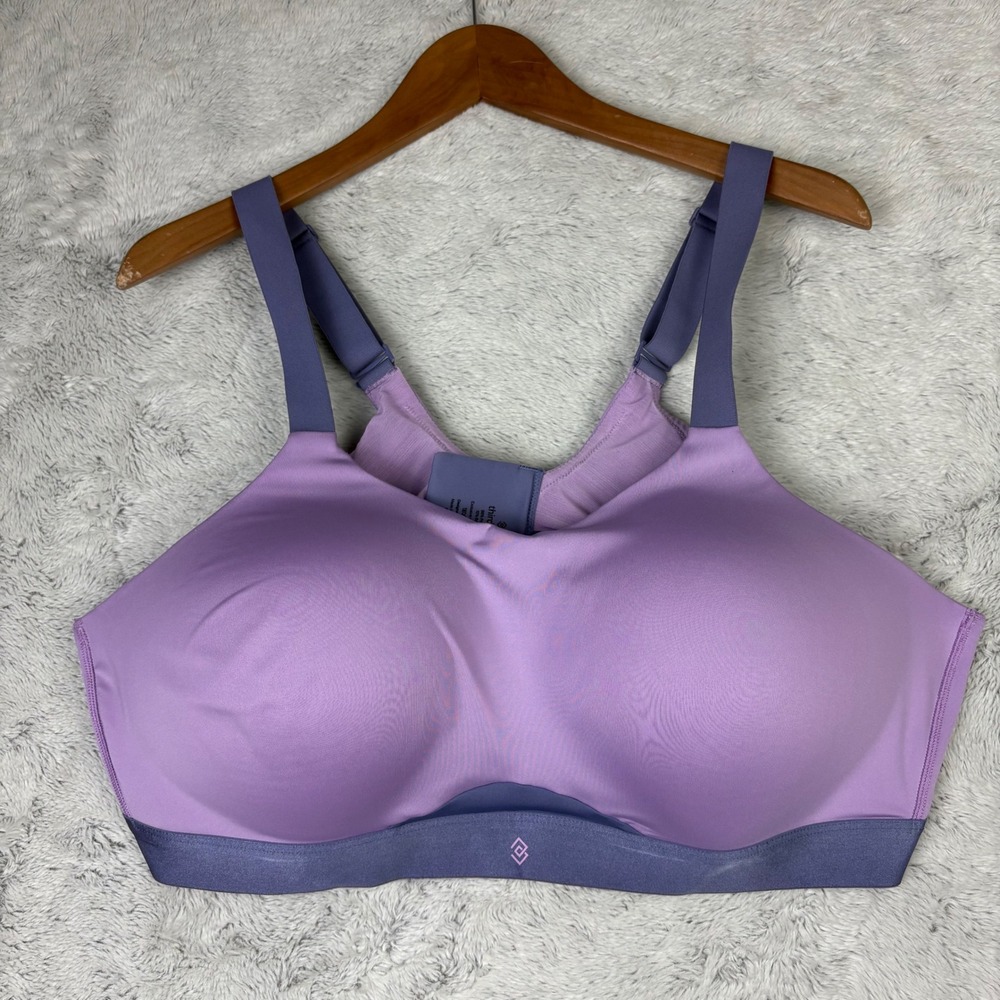 Thirdlove‎ Kinetic Sports Bra Wireless Support Adjustable Straps Purple 
44D